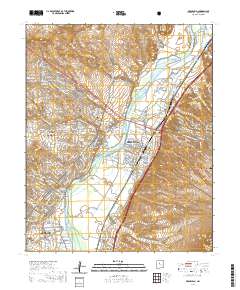 Bernalillo 2020 topographic map thumbnail