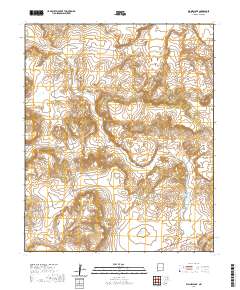 Blaines Lake 2020 topographic map thumbnail