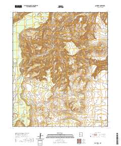 Blue Mesa 2020 topographic map thumbnail