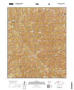 Blue Mountain 2020 topographic map thumbnail