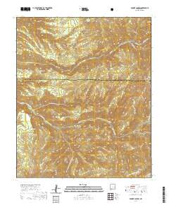 Bonner Canyon 2020 topographic map thumbnail