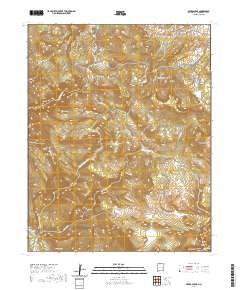 Brazos Peak 2020 topographic map thumbnail