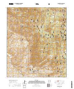 Bullard Peak 2020 topographic map thumbnail
