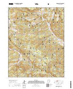 Burned Mountain 2020 topographic map thumbnail