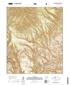 Burnt Corral Canyon 2020 topographic map thumbnail