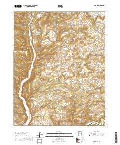Burnt Mesa 2020 topographic map thumbnail