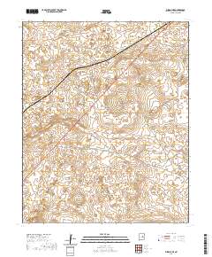 Burro Lake 2020 topographic map thumbnail