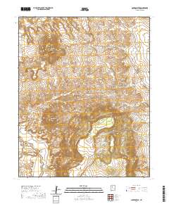 Cabezon Peak 2020 topographic map thumbnail