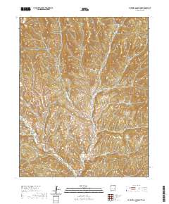 Caliente Canyon South 2020 topographic map thumbnail
