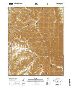 Canada Ojitos 2020 topographic map thumbnail