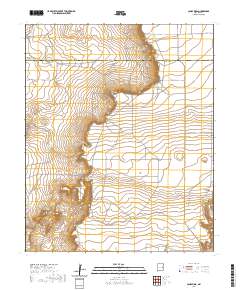 Candy Mesa 2020 topographic map thumbnail