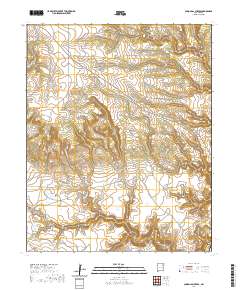 Canon Las Cuevas 2020 topographic map thumbnail