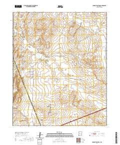 Canoncito School 2020 topographic map thumbnail