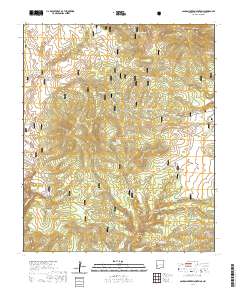 Canyon Creek Mountains 2020 topographic map thumbnail