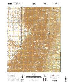 Capilla Peak 2020 topographic map thumbnail