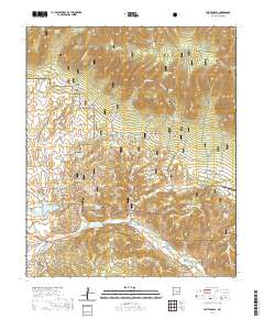 Capitan Pass 2020 topographic map thumbnail