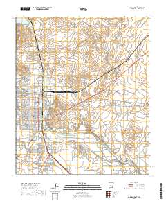 Carlsbad East 2020 topographic map thumbnail