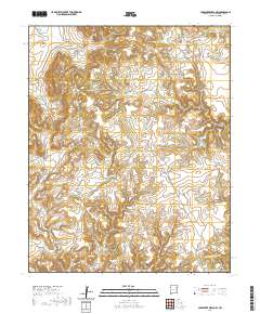 Carpenter Mesa NW 2020 topographic map thumbnail