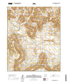 Carpenter Mesa SW 2020 topographic map thumbnail