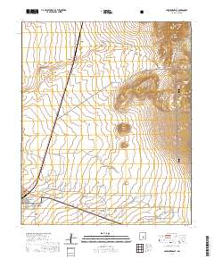 Carrizozo East 2020 topographic map thumbnail