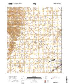 Carrizozo West 2020 topographic map thumbnail