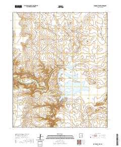 Santa Rosa Lake 2020 topographic map thumbnail