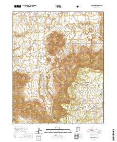 Cerro Alesna 2020 topographic map thumbnail