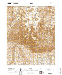 Cerro Conejo 2020 topographic map thumbnail