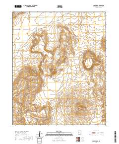 Cerro Verde 2020 topographic map thumbnail