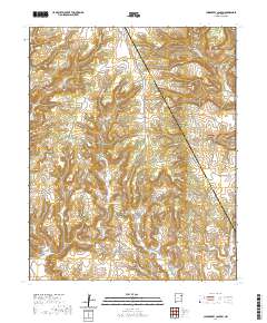 Chinaberry Canyon 2020 topographic map thumbnail