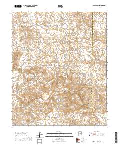 Chivata Canyon 2020 topographic map thumbnail