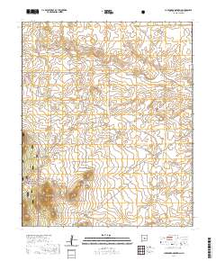 Chupadero Mountain 2020 topographic map thumbnail