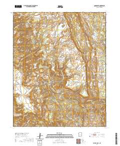 Chuska Peak 2020 topographic map thumbnail