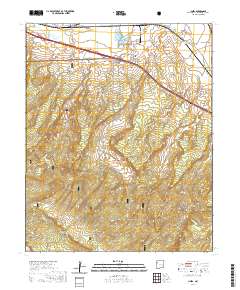 Ciniza 2020 topographic map thumbnail