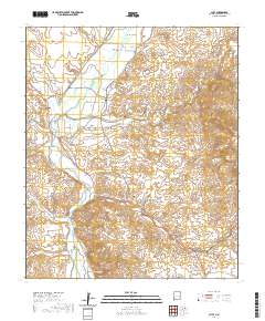 Cliff 2020 topographic map thumbnail