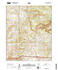 Clines Corners 2020 topographic map thumbnail