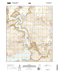 Conchas Dam 2020 topographic map thumbnail