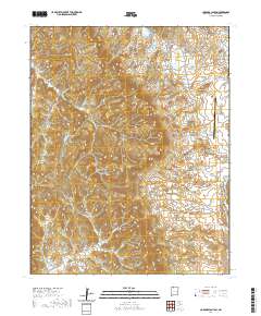 Cordova Canyon 2020 topographic map thumbnail