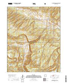 Cottonwood Canyon 2020 topographic map thumbnail