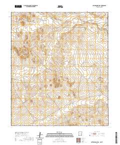 Cottonwood Hills 2020 topographic map thumbnail