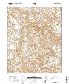 Cowboy Mesa NE 2020 topographic map thumbnail