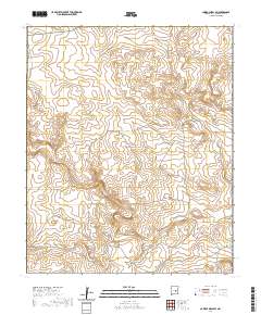 Cowboy Mesa SW 2020 topographic map thumbnail