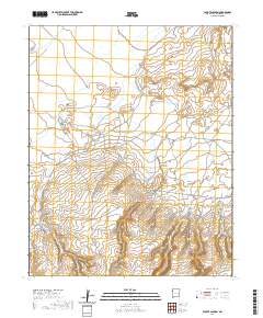 Coyote Canyon 2020 topographic map thumbnail
