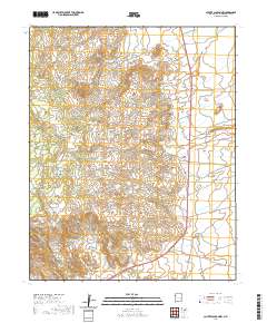 Coyote Canyon NW 2020 topographic map thumbnail