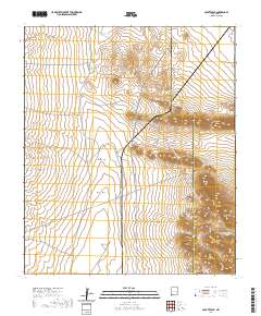 Coyote Peak 2020 topographic map thumbnail