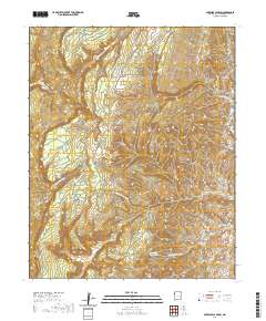 Crevasse Canyon 2020 topographic map thumbnail