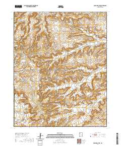 Crow Mesa East 2020 topographic map thumbnail