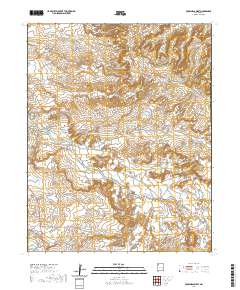 Crow Mesa West 2020 topographic map thumbnail