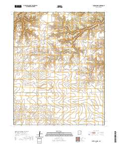 Cuates School 2020 topographic map thumbnail