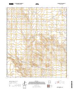 Custer Mountain 2020 topographic map thumbnail